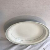 Ancienne assiette gs porcelaine blanche