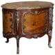 Buffet rare Germain Landrin vers 1750 en marbre et kingwood