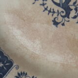 Ancient plate in porcelain earthenware crystals the large deposit E Bourgeois