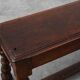 Antique English oak farmhouse bench, UK ca. 1850