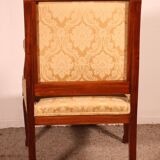 Mahogany Empire Style Armchair