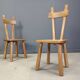 Brutalist dining set, 1960s