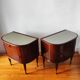 Paire de tables de chevets Italiennes 1956