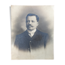 Antique, Old photography, Portrait Man, bourgeoisie, early twentieth, black and white, France