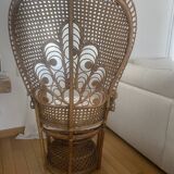 Authentic vintage Emmanuelle armchair from the 70s
