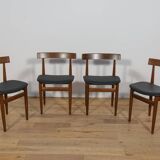 Mid-Century Teak Dining Table & Chairs by Hans Olsen for Frem Røjle.