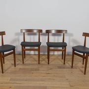 Mid-Century Teak Dining Table & Chairs by Hans Olsen for Frem Røjle.