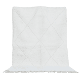 Large berber carpet blessed ouarain white diamonds 210x310cm