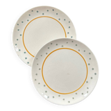 Duo of Primefleur Gien plates