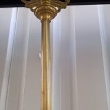 Lustre en laiton et pâte de verre Napoléon III
