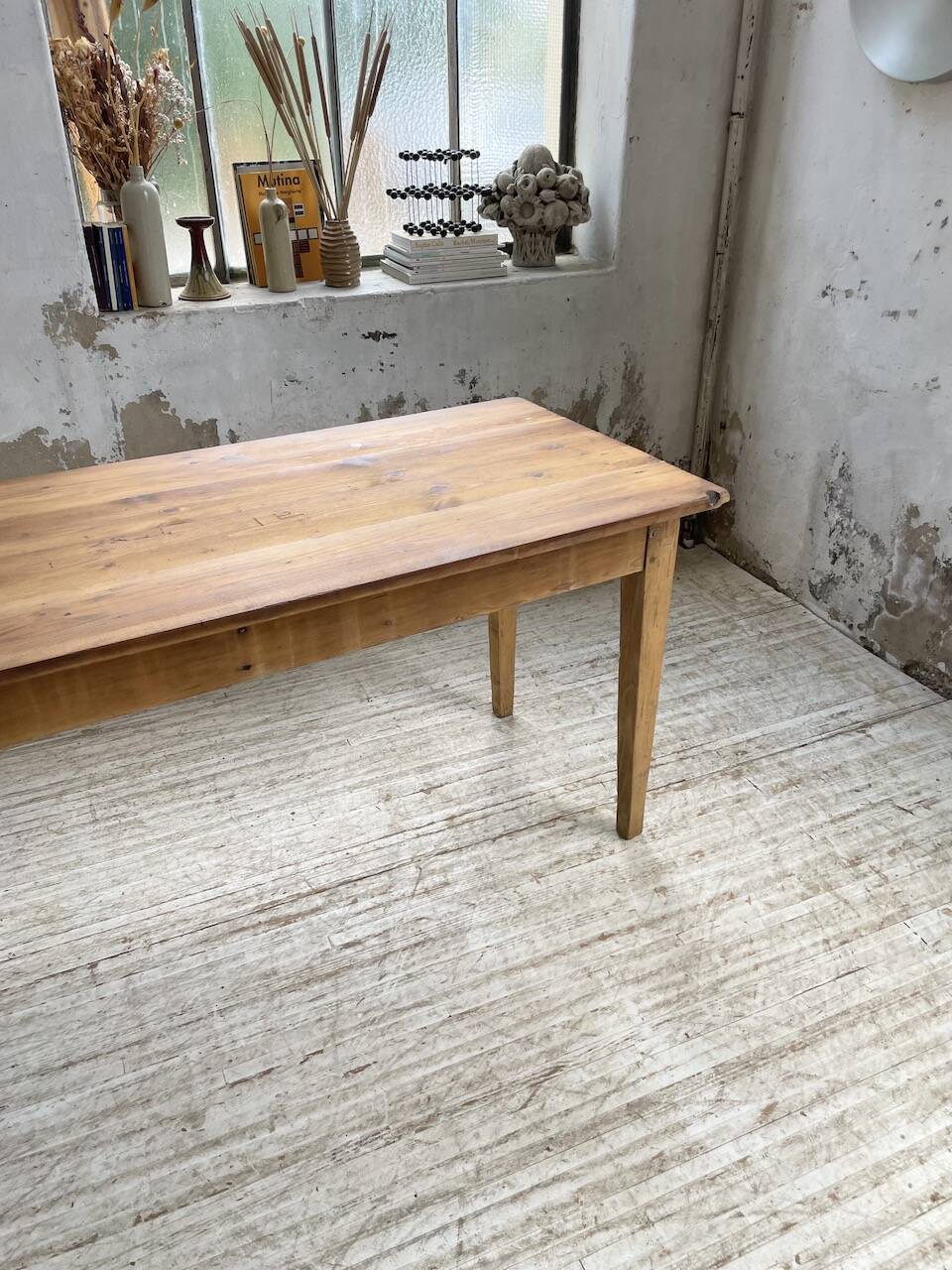 2m pine farm table