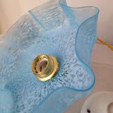 Blue Clichy glass suspension