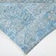 7x11 Turkish Light Blue Camouflage Pattern Vintage Rug, 223x329Cm