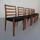 Model 85 Teak Dining Chairs by Niels Otto Møller for J. L. Møllers, 1960s, Set of 6