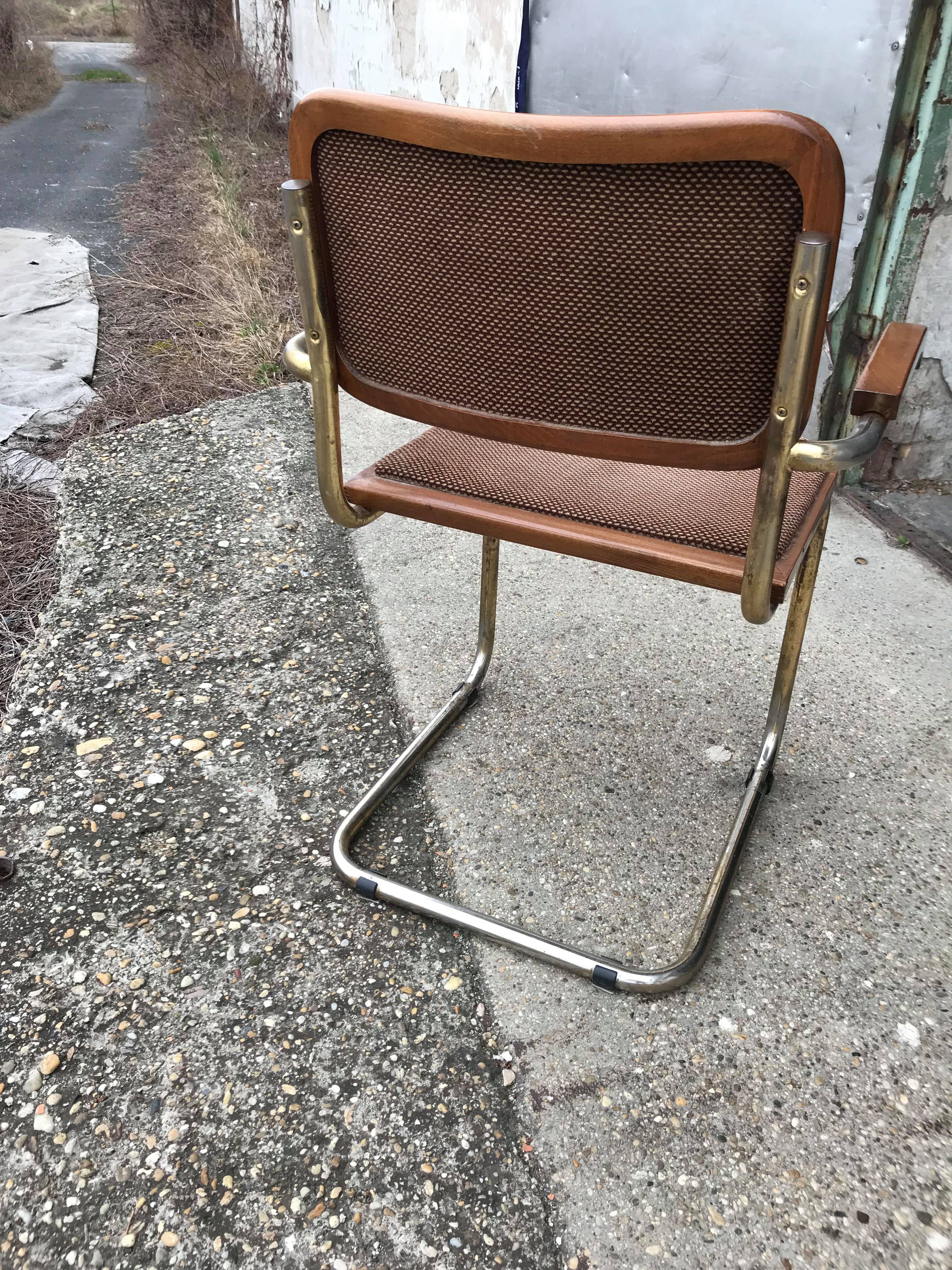Ensemble table et chaise Cesca de Marcel Breuer