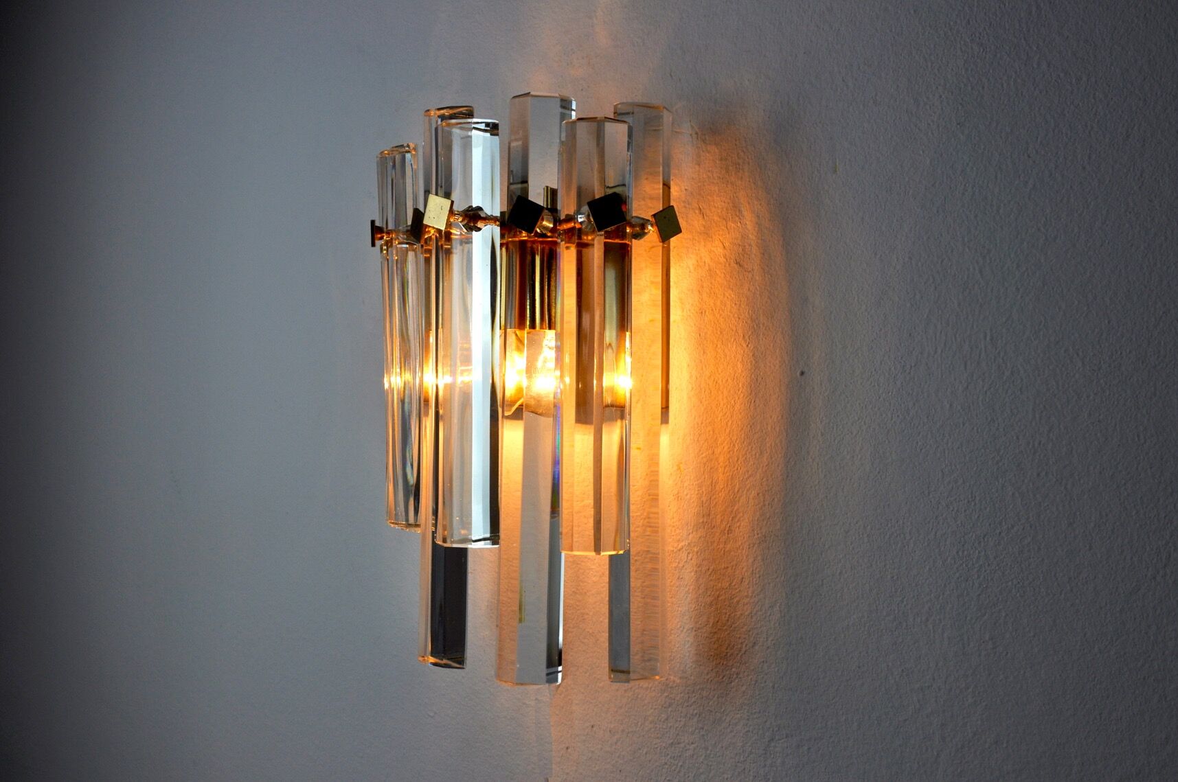 Venini wall lamp for Carmer, Italy, 1970