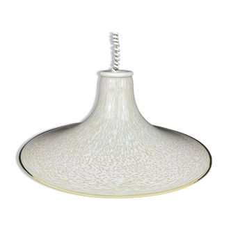Beige Murano Glass Pendant Light from the Mid-Century, Italy, 1970s