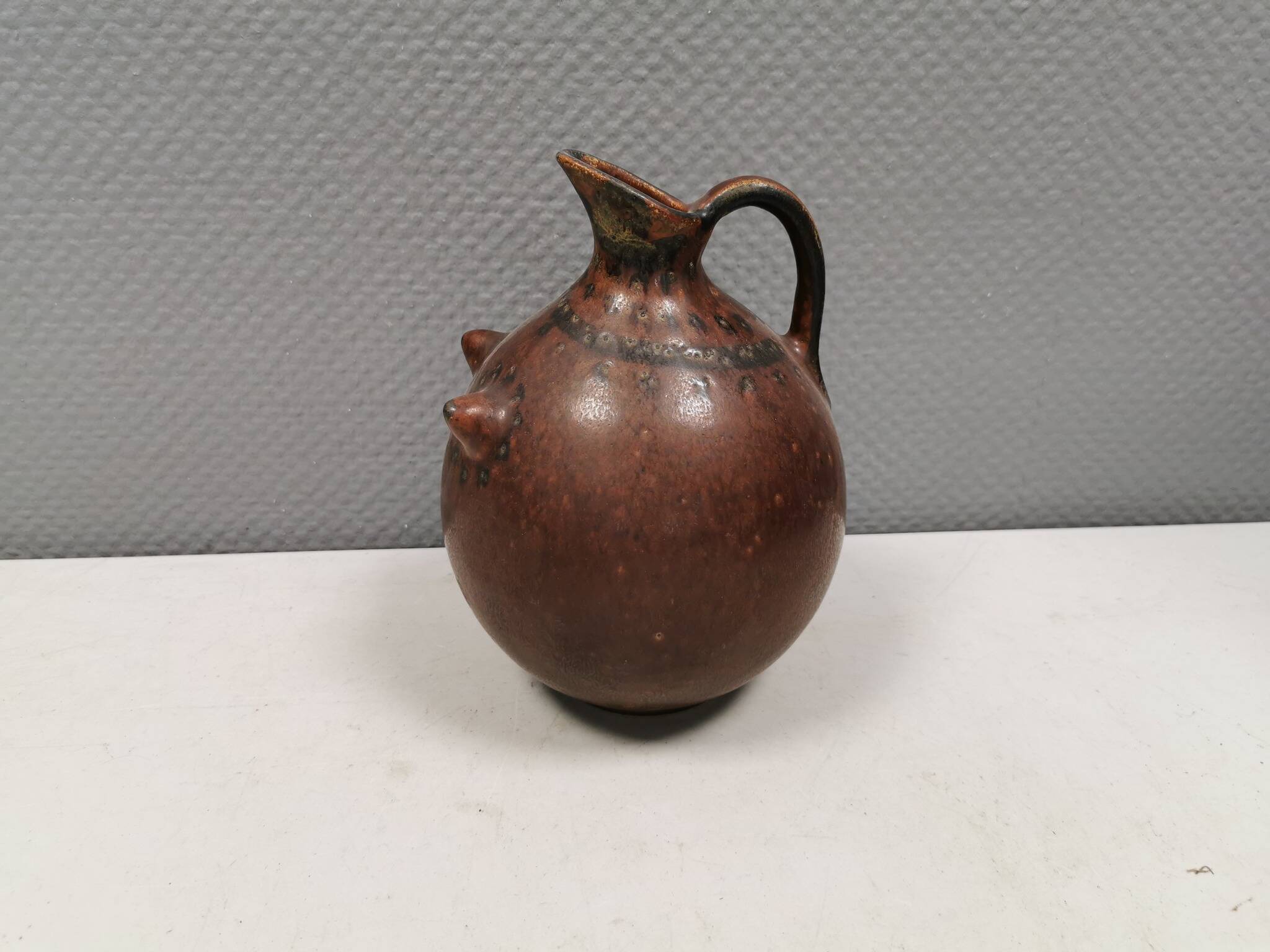 Large and absolutely fantastic ceramic jug/vase, Denmark 1970s