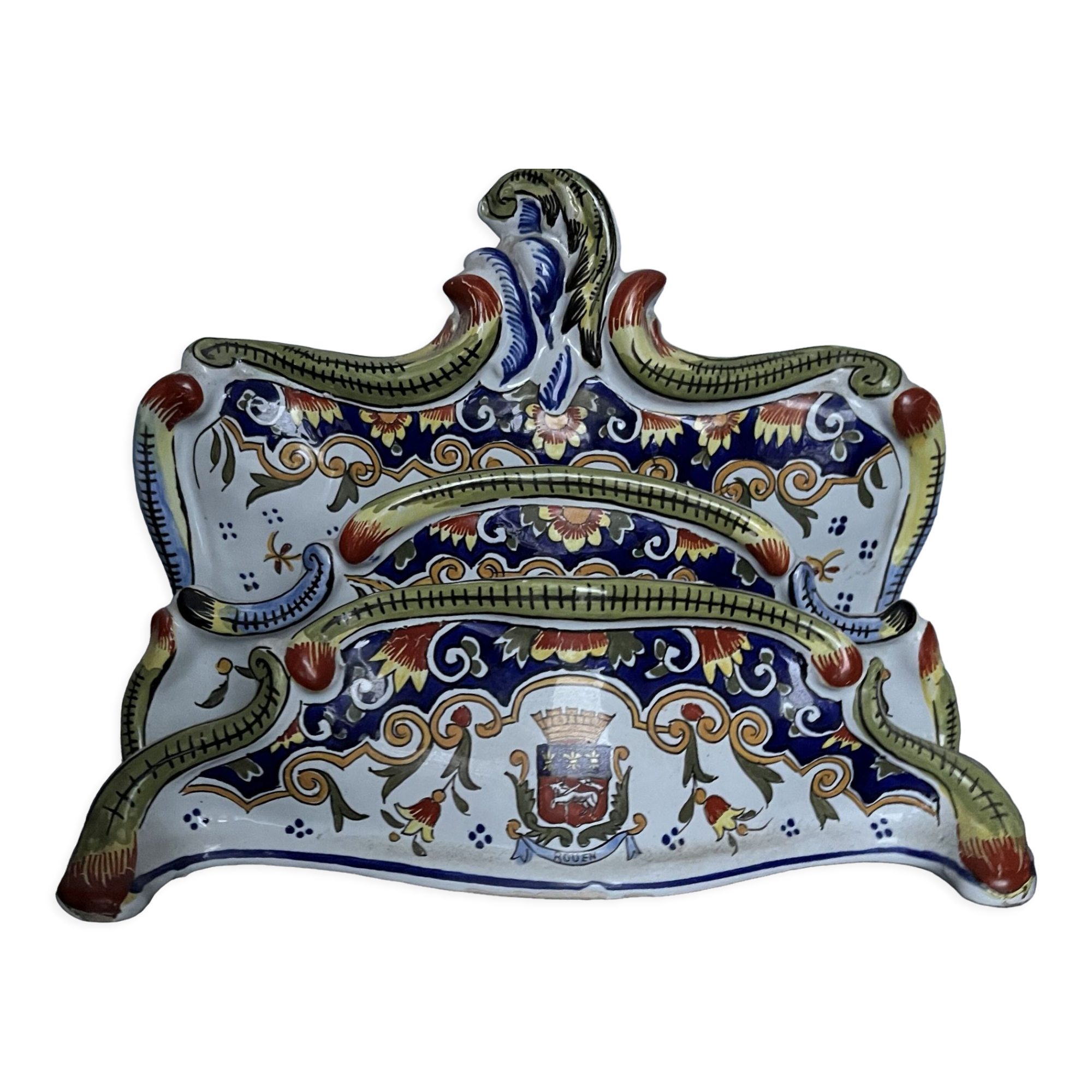 Rouen ceramic mail rack