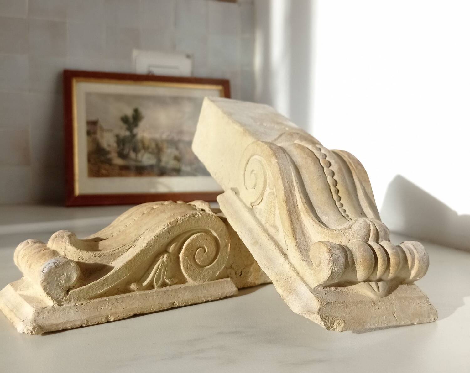 Numbered workshop plaster