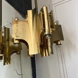 Brass chandelier 1970 Sciolari