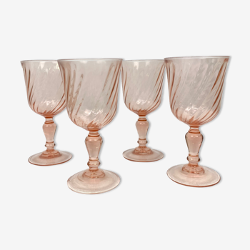 Lot of 4 Rosaline stemware