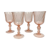 Lot of 4 Rosaline stemware