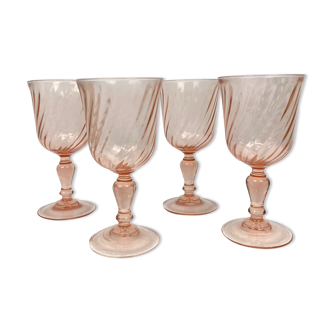 Lot of 4 Rosaline stemware