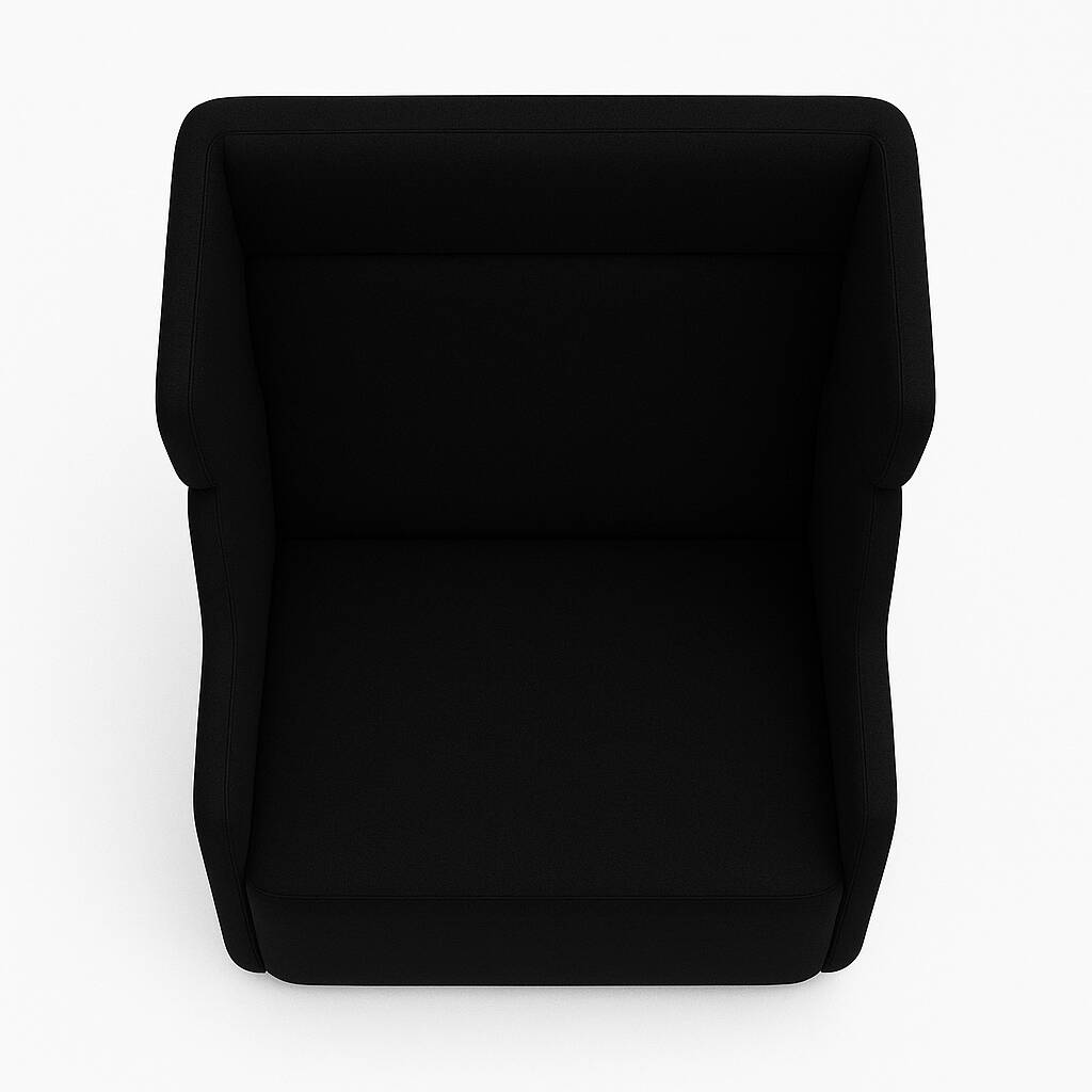 Black sofa - high back
