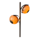 Herda floor lamp - mushroom floor lamp - mid-century brown