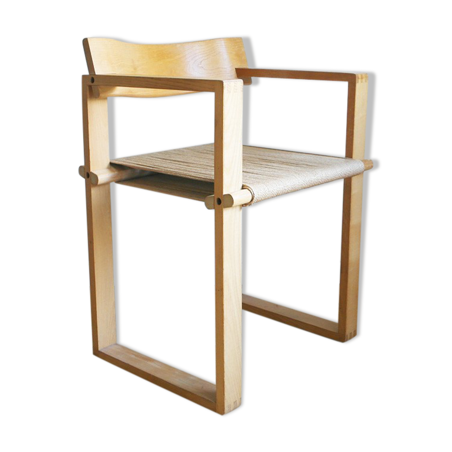 Fauteuil bois et corde