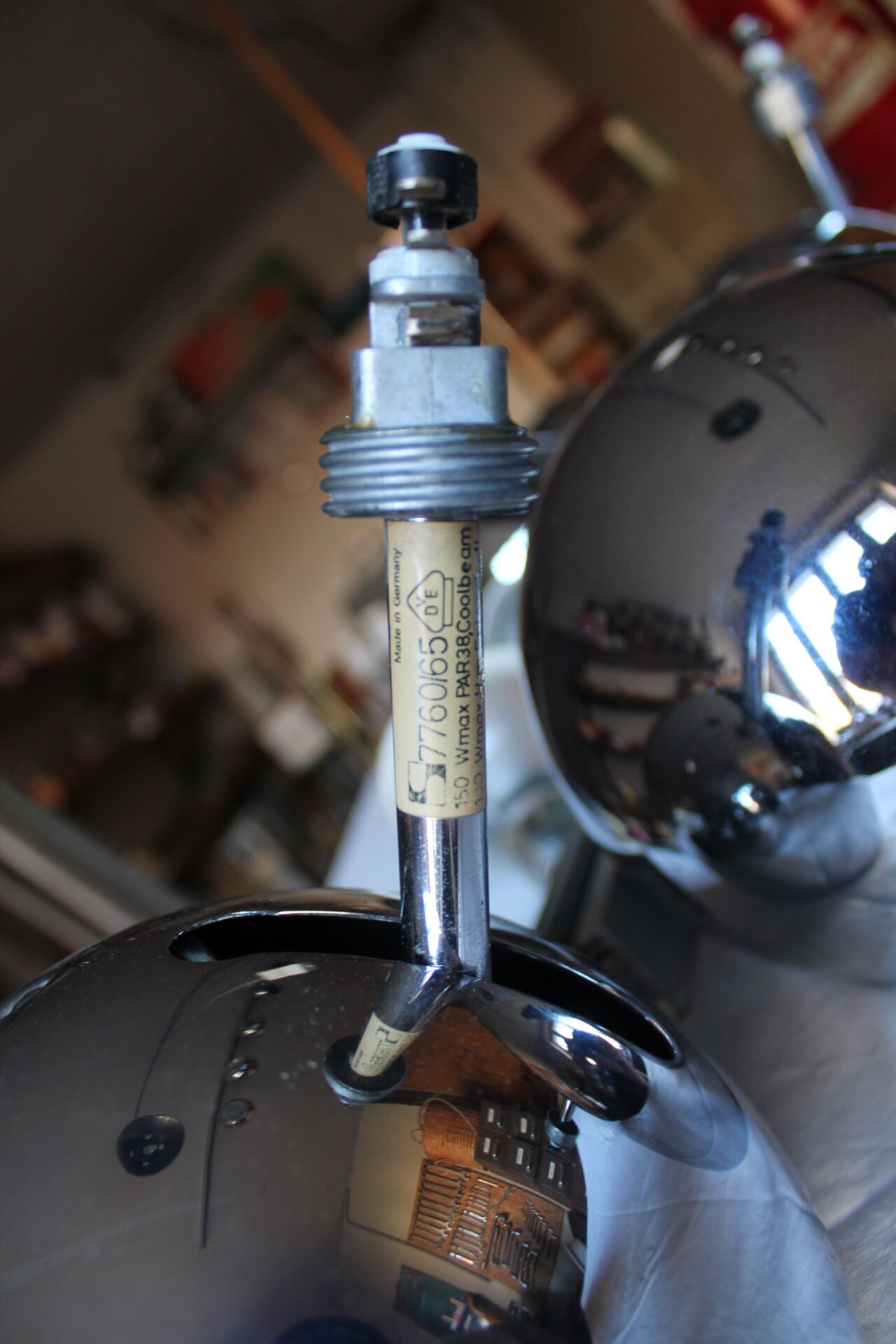 5 chrome spotlights lights Staff seventies ramp