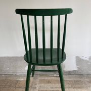 Cinq chaises Fanett vertes par Ilmari Tapiovaara pour Edsby-ken