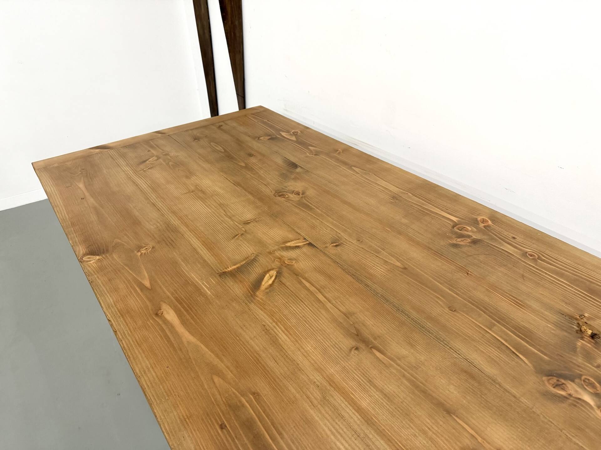 Monumental XXL Pine Farmhouse Table (3.20m) – 1970s