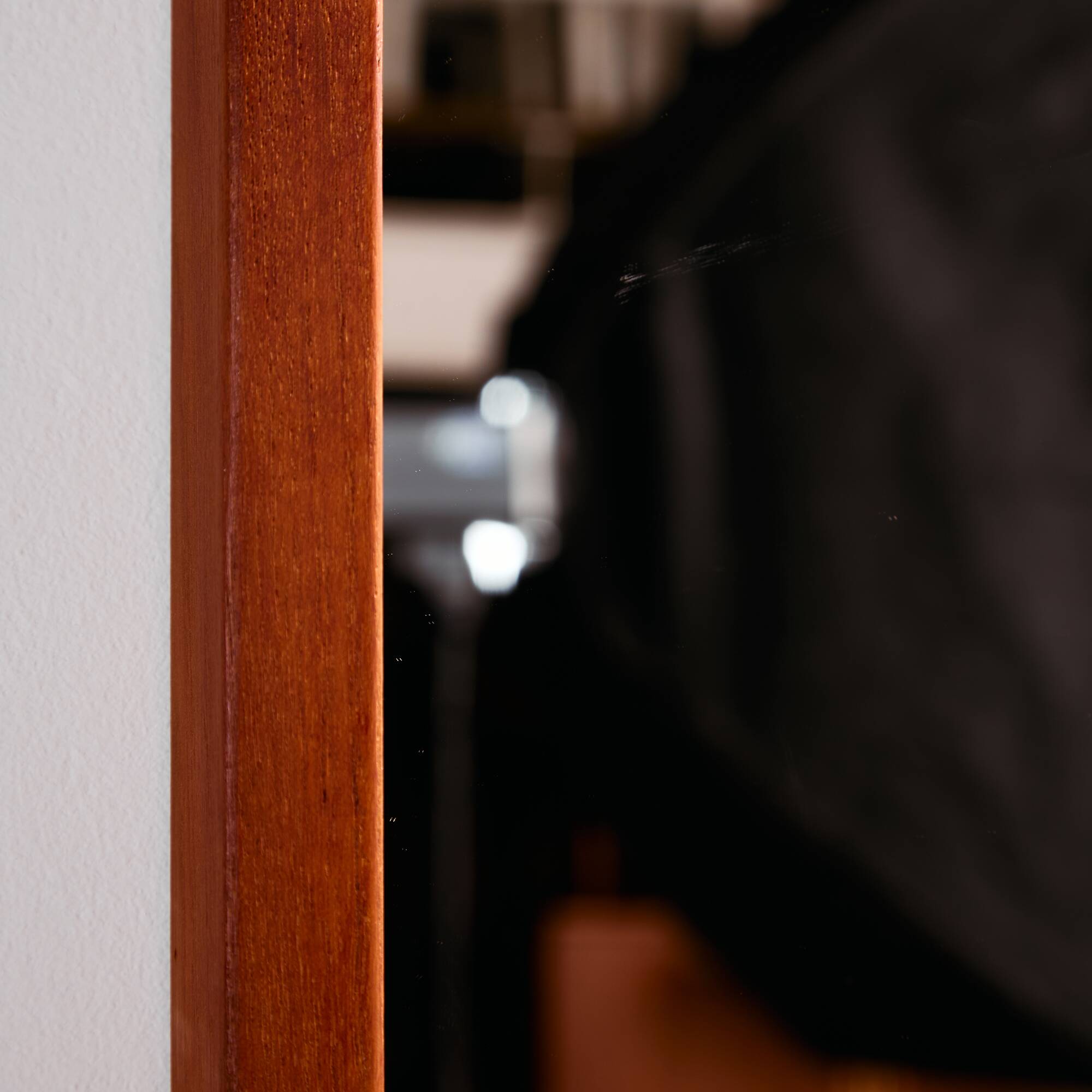 Teak framed mirror by Aksel Kjersgaard