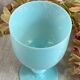 Cup or large glass in blue opaline from Portieux