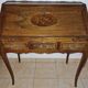 Floral decorated secretary desk