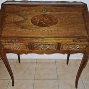 Floral decorated secretary desk