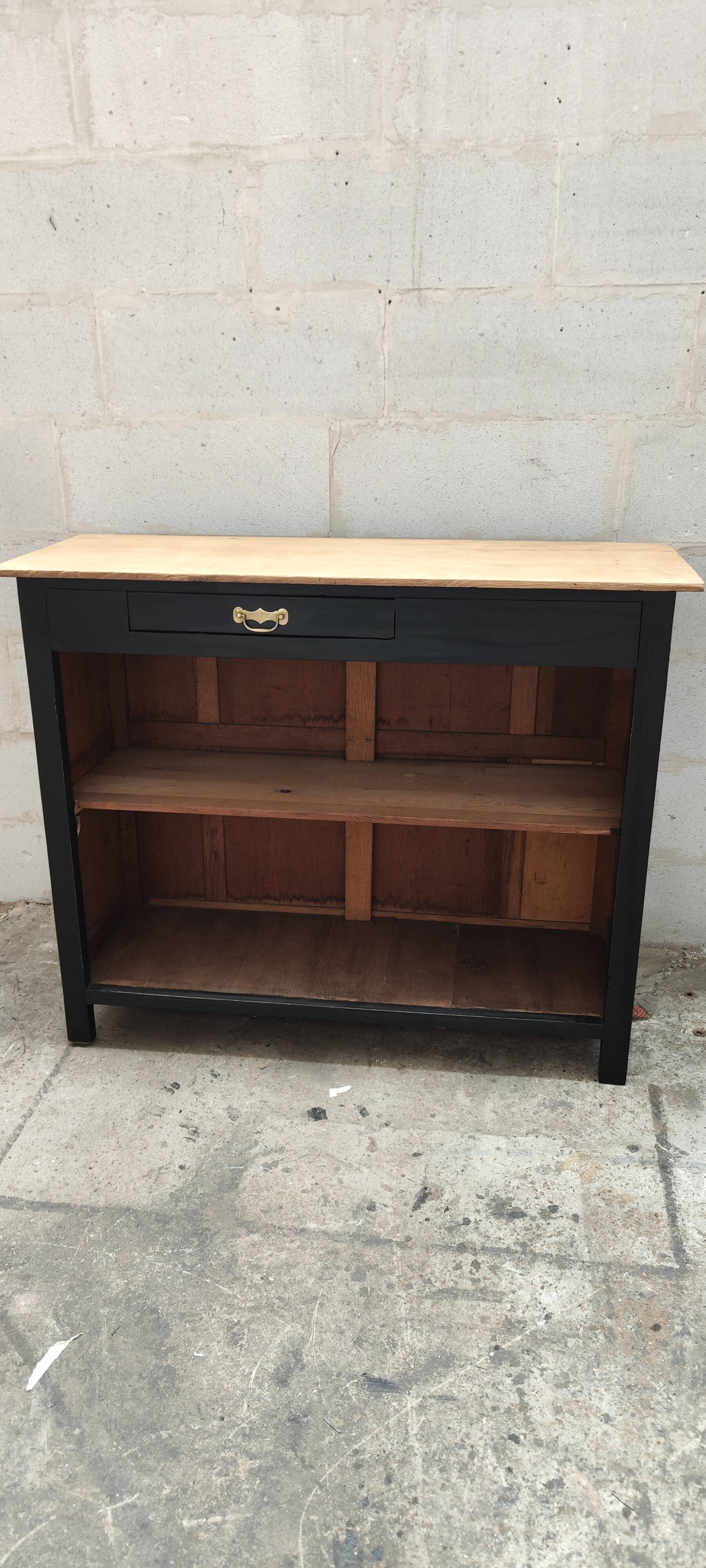 Cash counter commercial furniture black patina