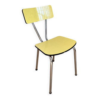 Chaise formica jaune