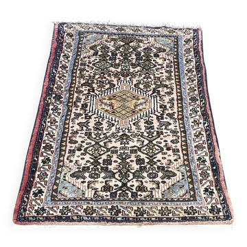 Tapis iranien en laine fait main - 1m25x75cm