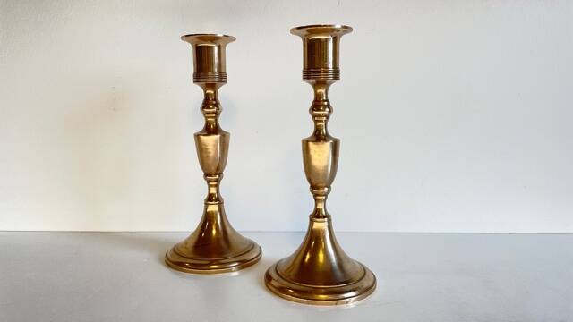 Scandinavian candle holders by Scandia Malm Sweden