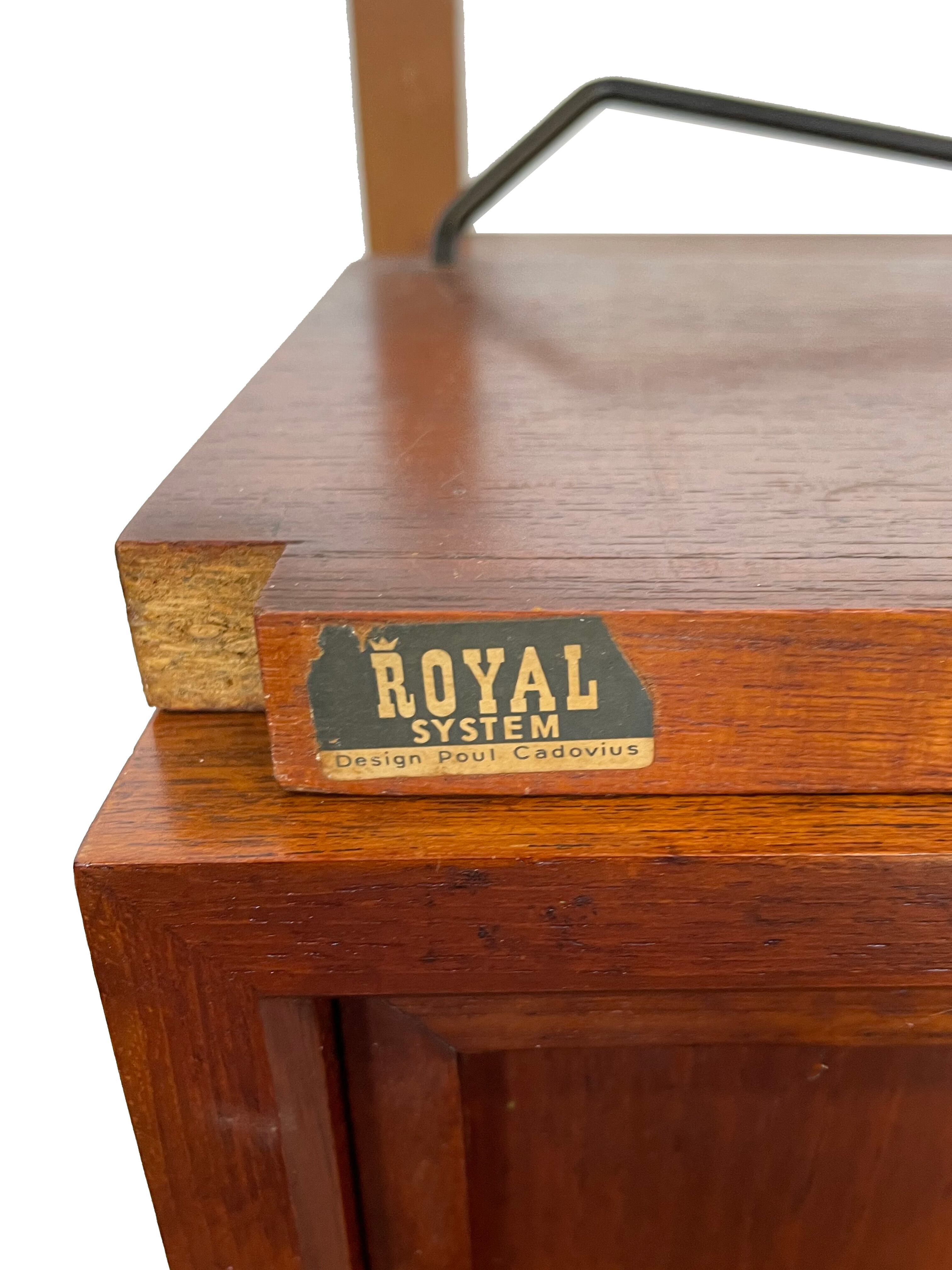 Vintage Poul Cadovius Royal System wall system wall unit