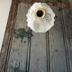 Vintage molded glass wall light