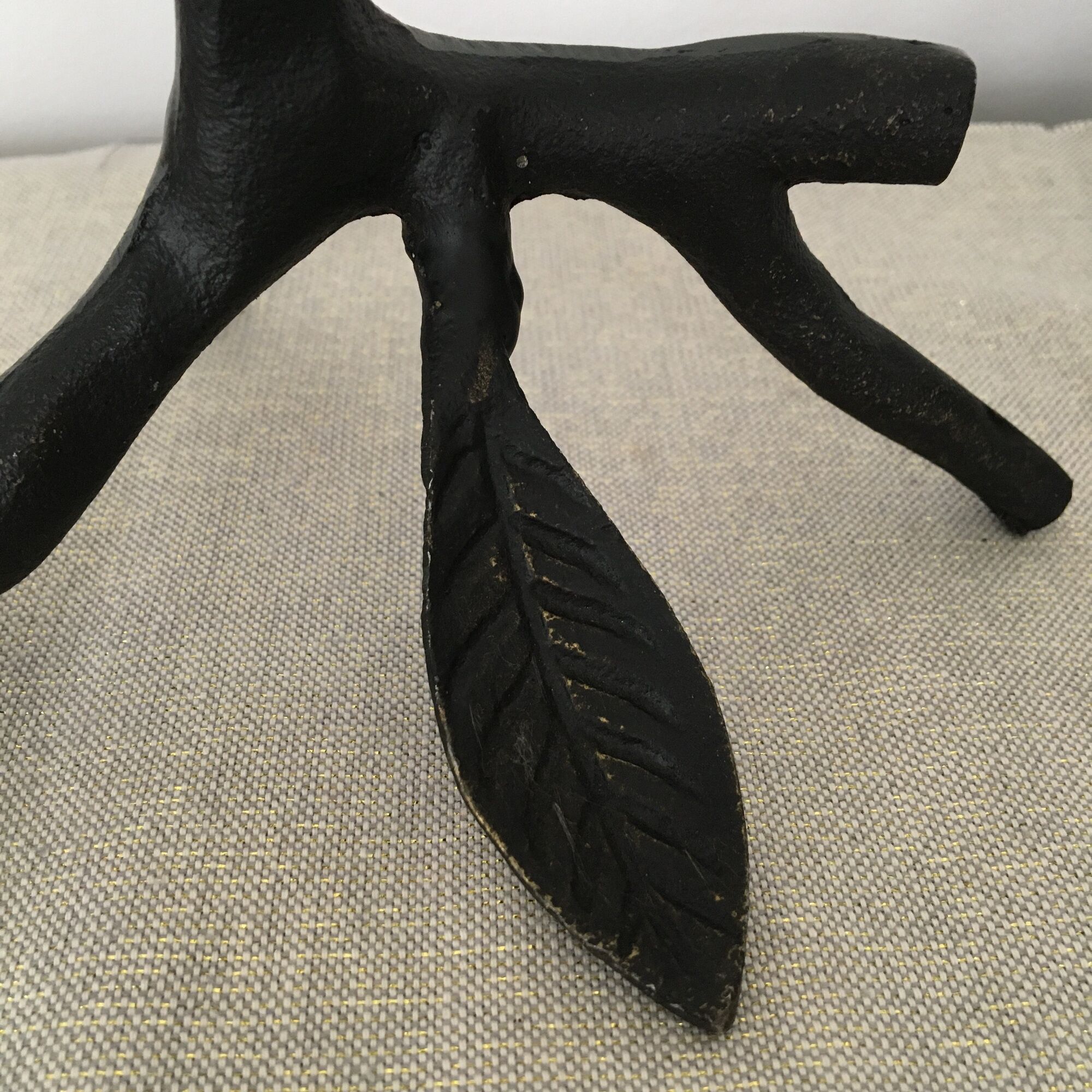 Pair of candle holders branch