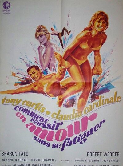 Old 1967 movie poster