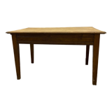 Solid wood farmhouse table of 127 cm