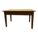 Table de ferme en bois massif de 127 cm