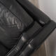 Leather sofa, Danish design, 1960s, manufacturer: Stouby