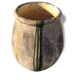 Large old glazed jar in the South of france